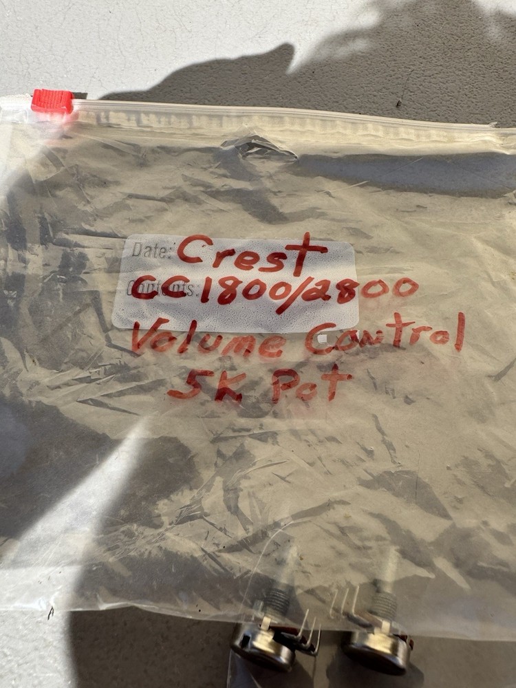 crest cc1800 cc2800 volume control 5k pot one 1 control included