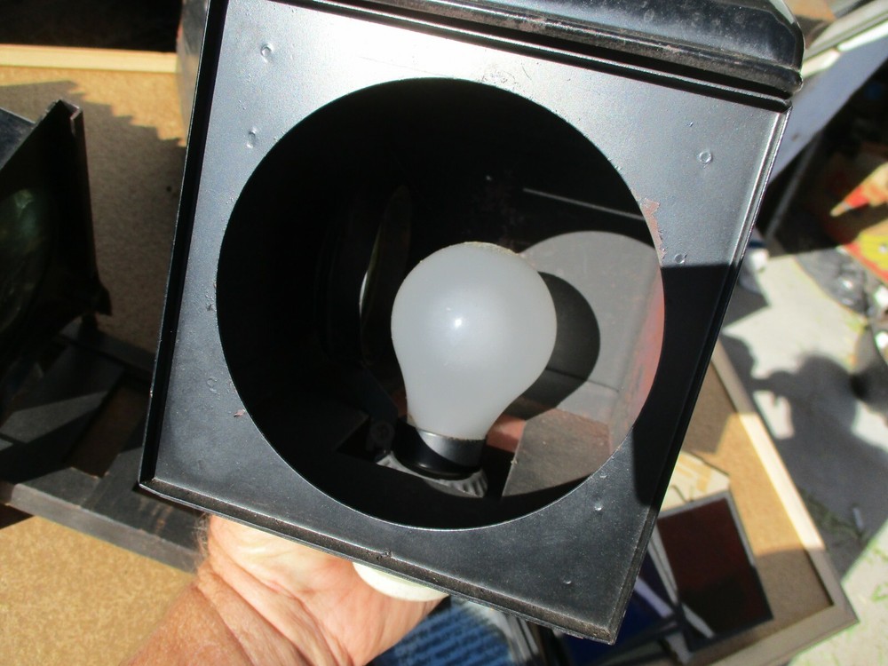BAUSCH & LOMB Optical Balopticon Model B Projector, Case, Slide Frame ANTIQUE