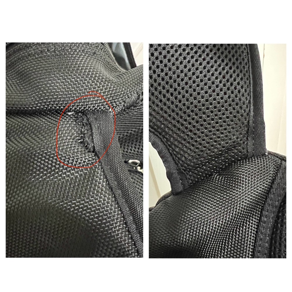 Burton Backpack Snowboards Black Nylon Leather Trim Padded