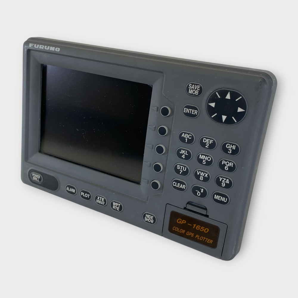 Furuno GP-1650 GPS/Chartplotter Display (MME Refurbish) Tested Good - Navionics