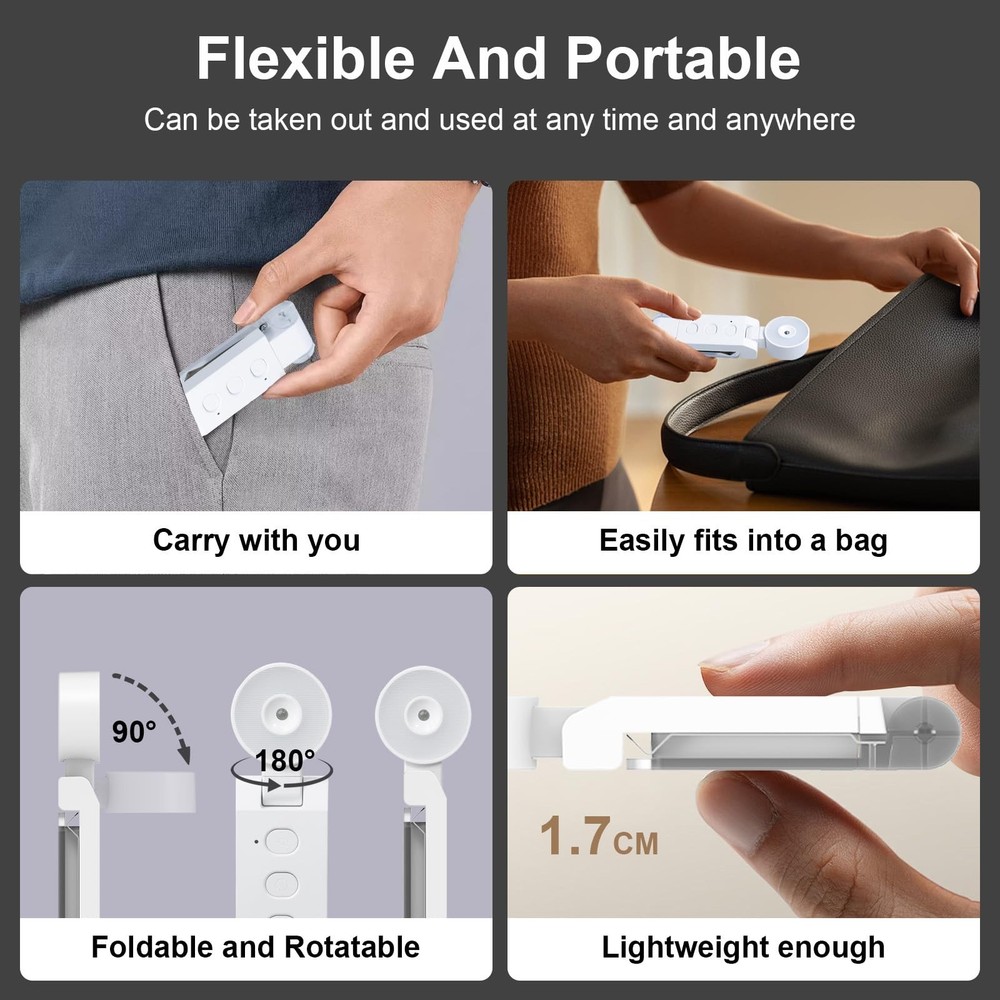 Honeycomb Soft Book Light Reading Bed USB Rechargeable ClipOn 5 Colors Timer