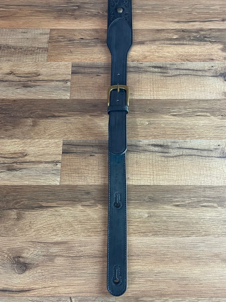 Tetherax CSH Shanghai Cinch Pattern Stamped Padded SODOLEATHER Strap (with Cinch