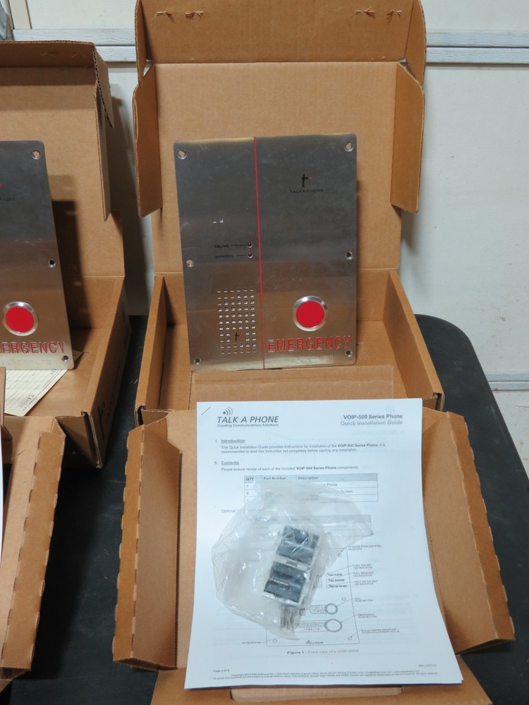 Talkaphone VOIP-500E Single Button VoIP Emergency Phone
