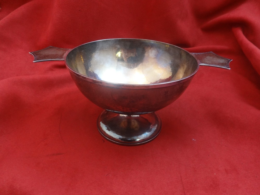 Marshall Field's Sterling Silver Hand Hammered Dip Dish Circa 1915