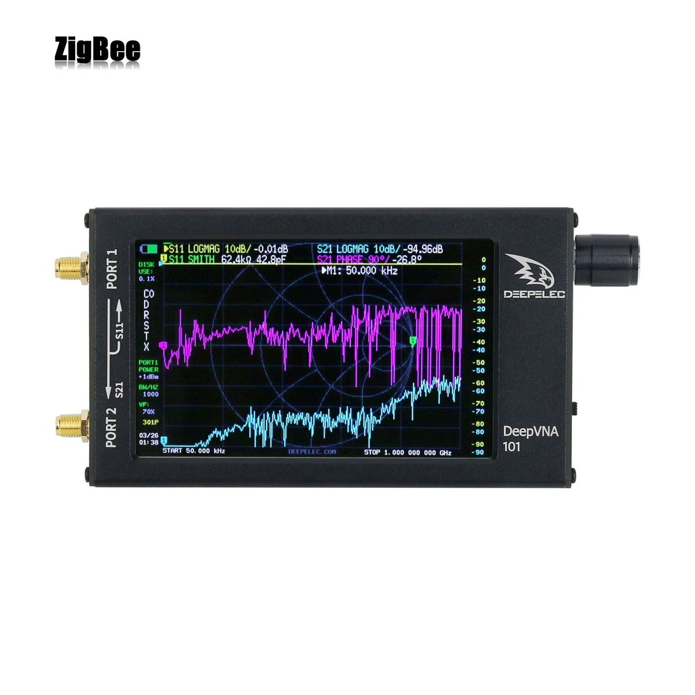 DeepVNA Vector Network Analyzer NanoVNA Analyzer Shortwave SWR Meter VHF UHF HF