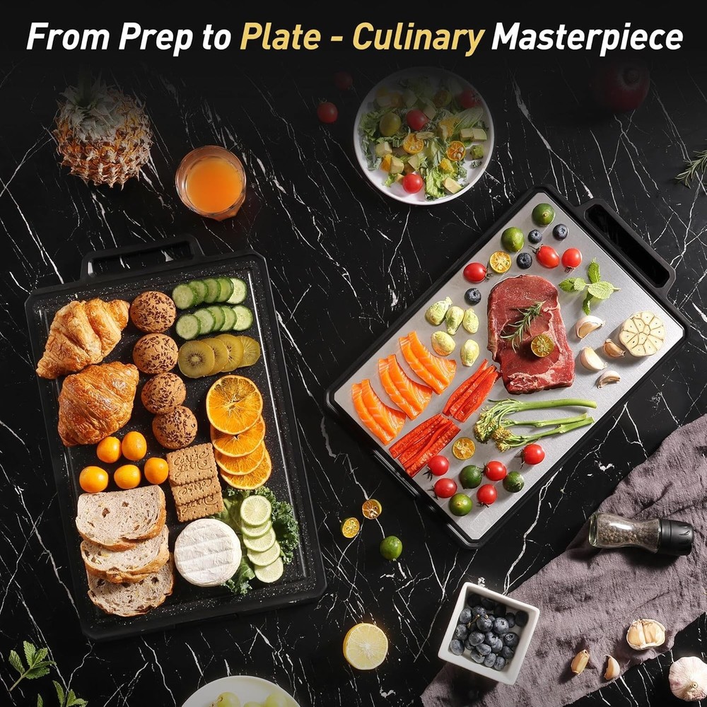 Titanium Cutting Boards for Kitchen Chopping Board with Handle Large Big Small