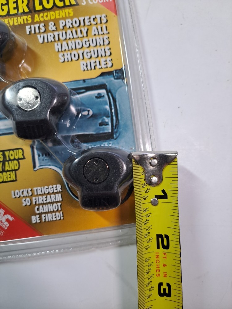 DAC Gun Trigger Lock 3 Count Model #TVP095
