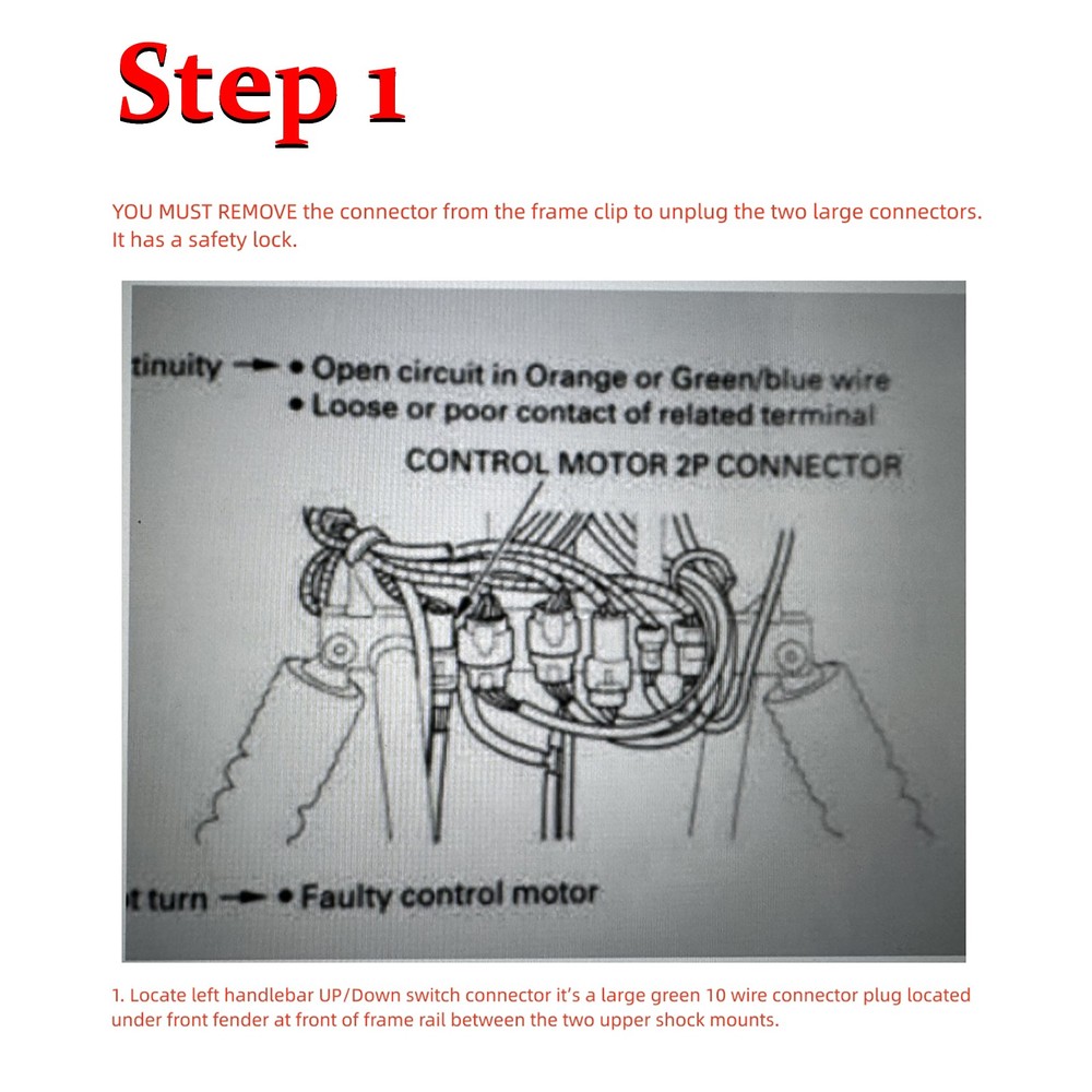 Bypass Angle Sensor Shift Motor Computer For Honda ES Shift Kit Rancher 350
