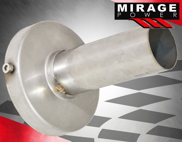 Universal 4" Exhaust Muffler Baffle Tip Silencer Header Cat Back Piping System