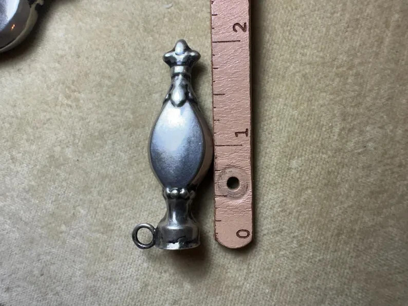 Antique Victorian Silver Dutch Needle Guards