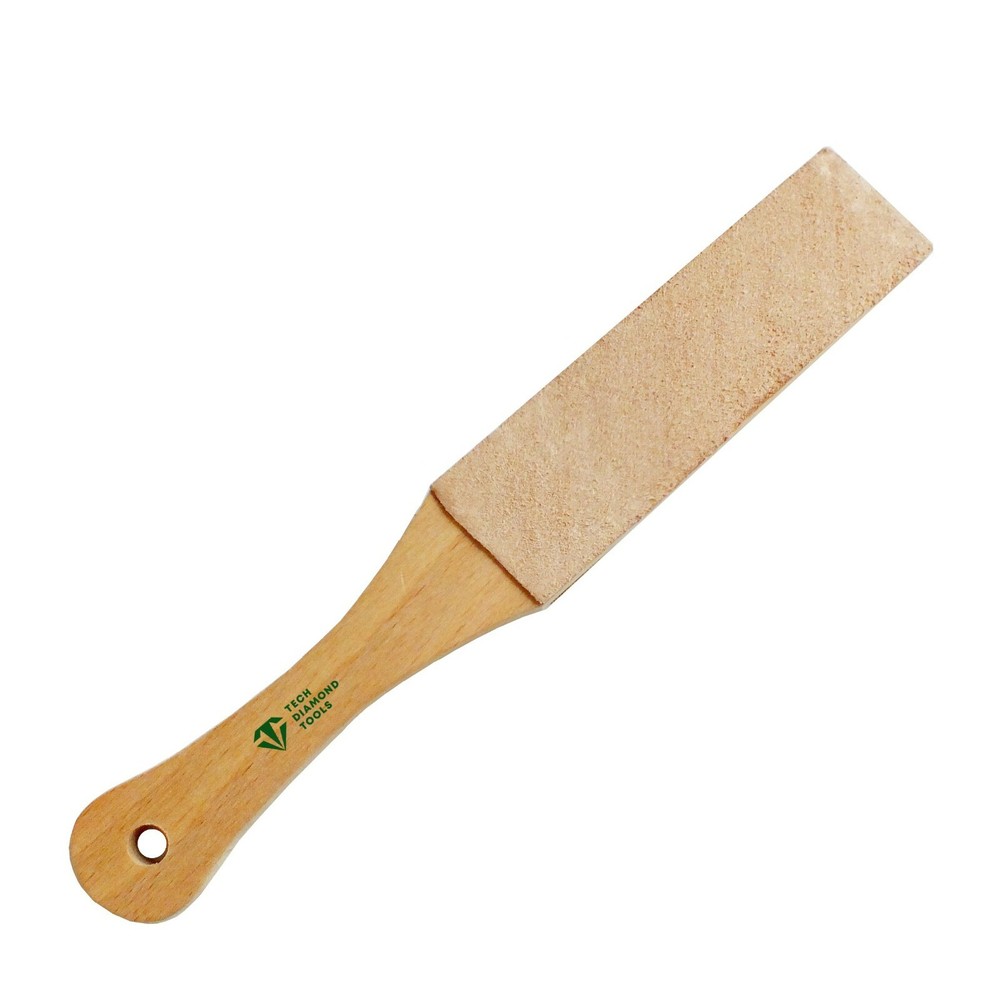11" Long Double Sided Leather Paddle Strop for Knife Sharpening, 1 Piece L