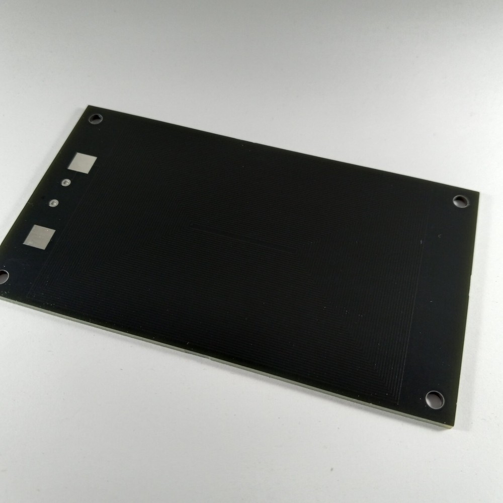 Black 350uh Crystal Radio Spiral Coil Rectangular Printed Circuit Board