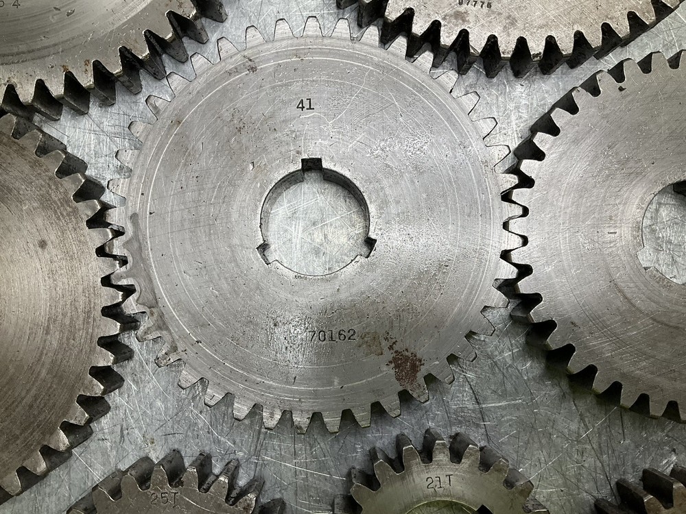 Cincinnati Horizontal Milling Machine Feed Change Gear Set 14ea + Rack