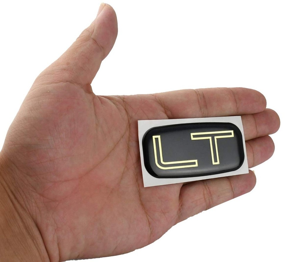 2pcs LT Emblems 3D Sticker Nameplate Replacement for 99-07 15036136 Chevrolet...
