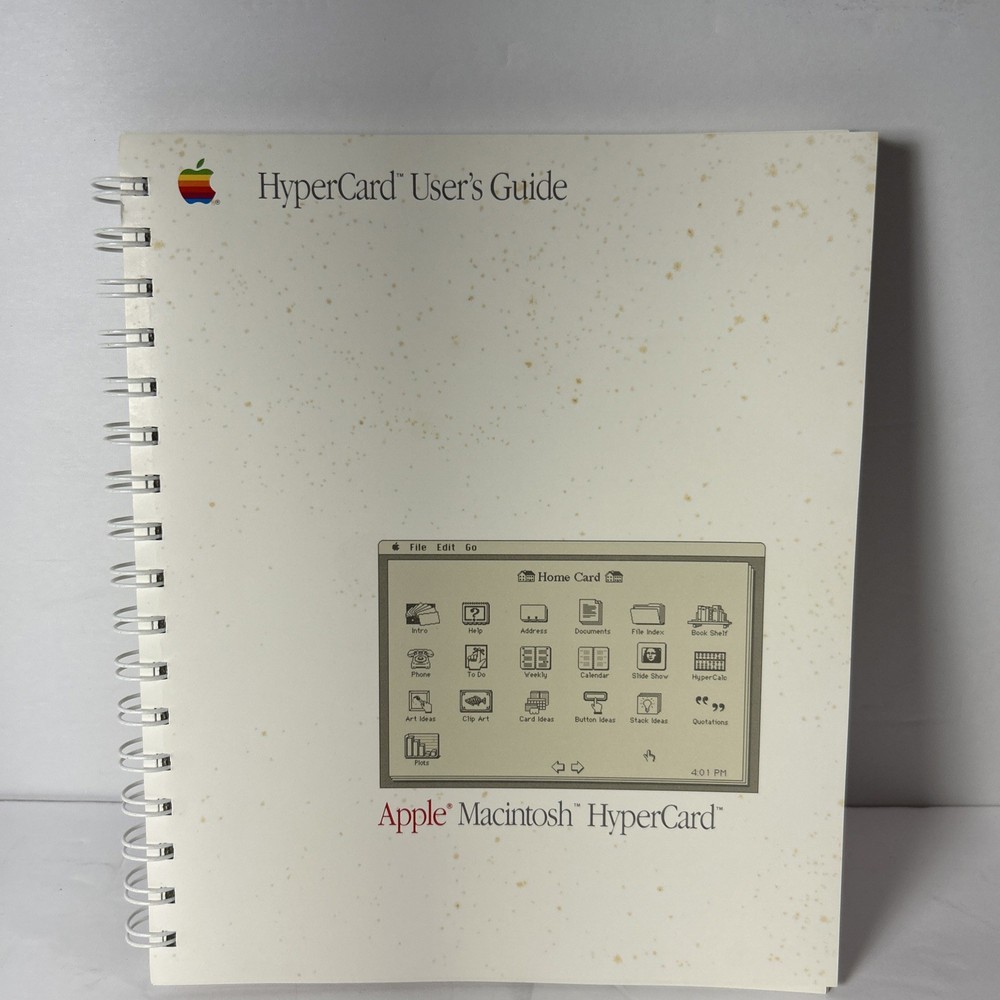 Vintage Apple HyperCard Boxed Software For Macintosh M0556 Complete With Guide