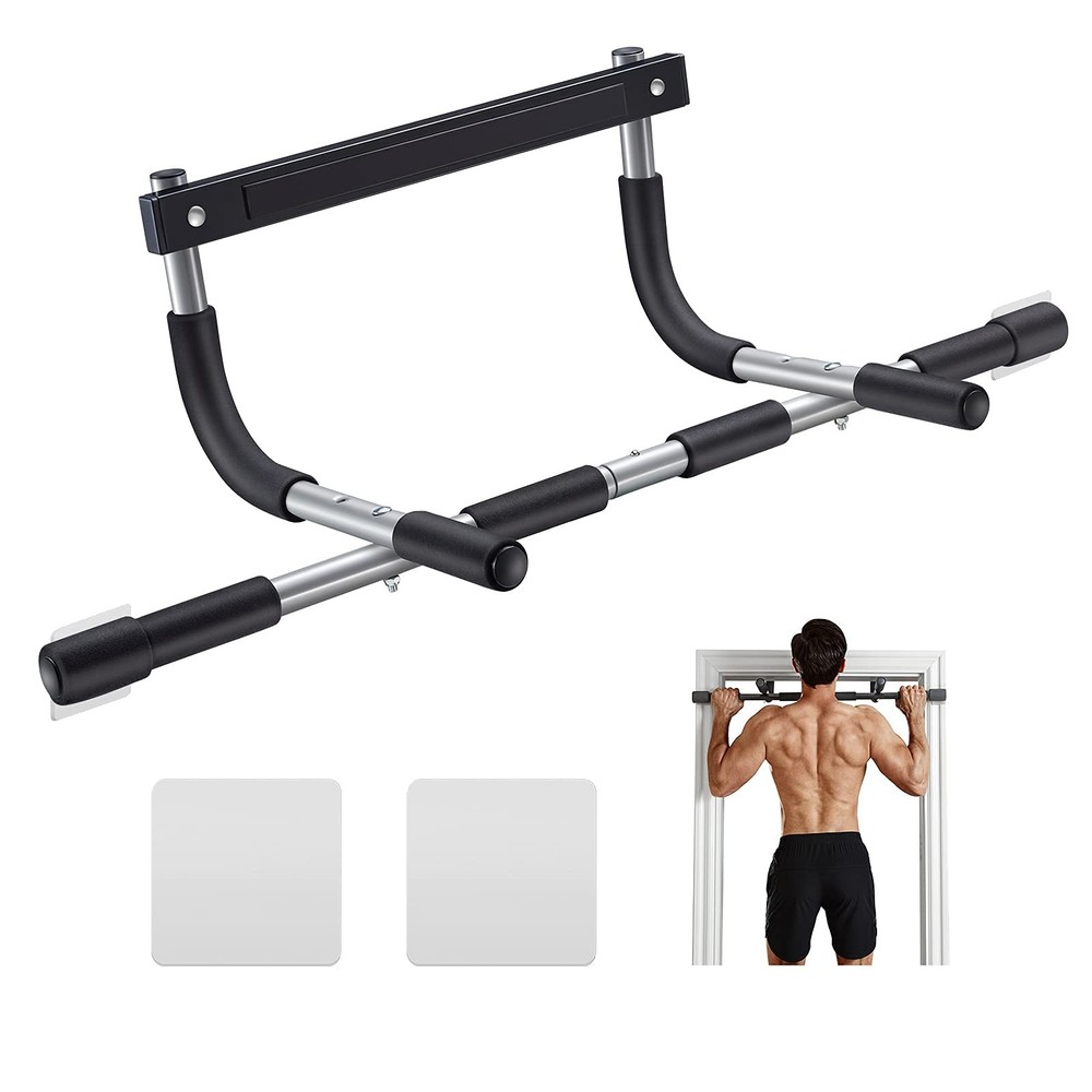 ALLY PEAKS Pull Up Bar Thickened Steel Pipe Super Heavy Duty silver2