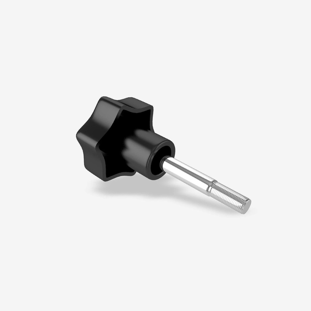Knee Walker Universal Black Knob for Handle Bars Height Adjustment