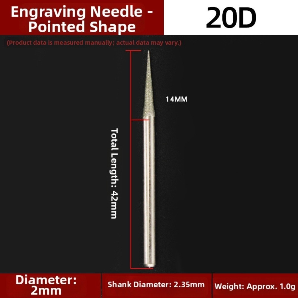 Diamond Grinding Bit Precision Grinding Hole Enlarging Fine Gemstone Work