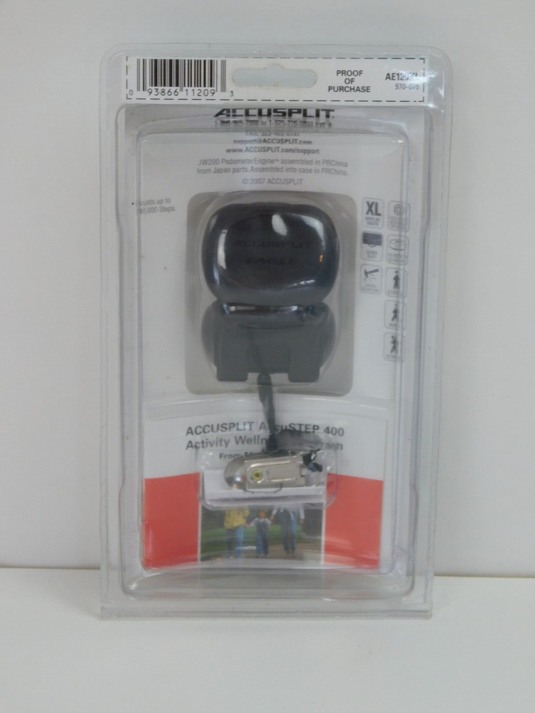 Accusplit Eagle Best Step Pedometer Official PGA Tour Pedometer Counter Tracker