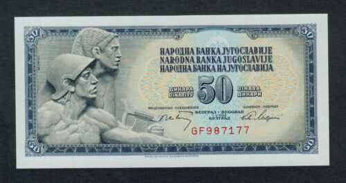 🔴YUGOSLAVIA   50 Dinara 1968  UNC   P83b 🔴