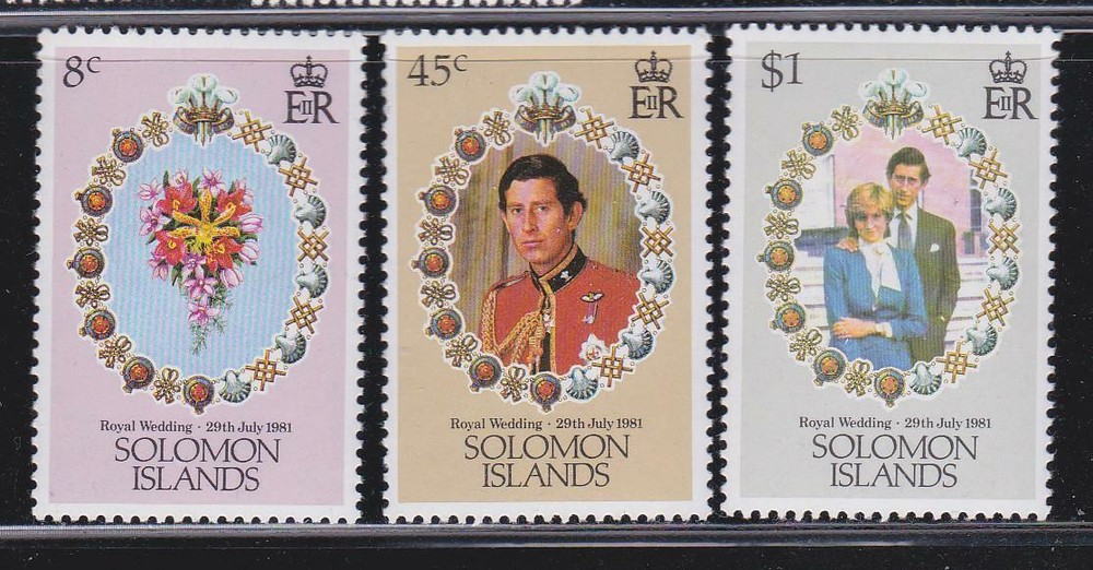 SOLOMON ISLANDS STAMPS 1981 ROYAL WEDDING MNH - MISC236
