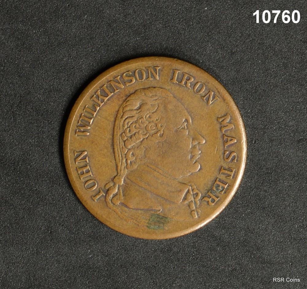 1790 UK JOHN WILLIAMSON IRON MASTER #10760