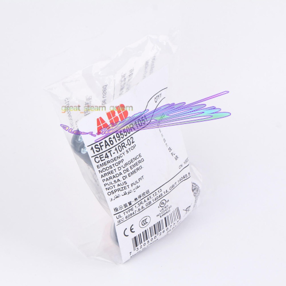ONE New ABB CE4T-10R-02 button switch