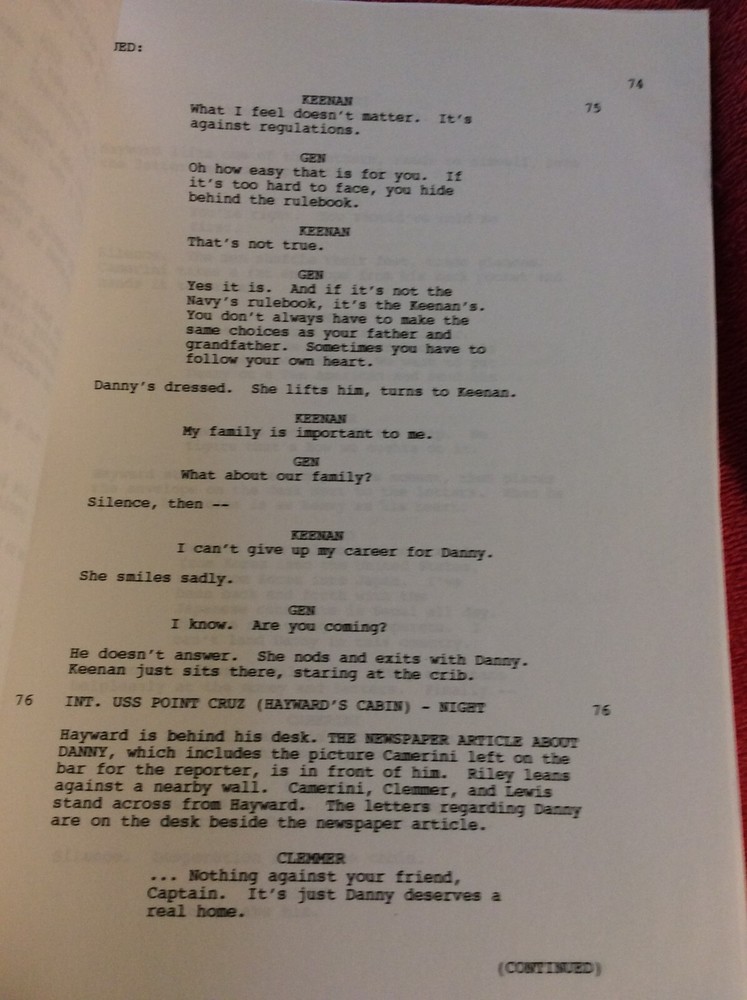 ORIGINAL SCRIPT A THOUSAND MEN AND A BABY RICHARD THOMAS DORIS ROBERTS MCRANEY