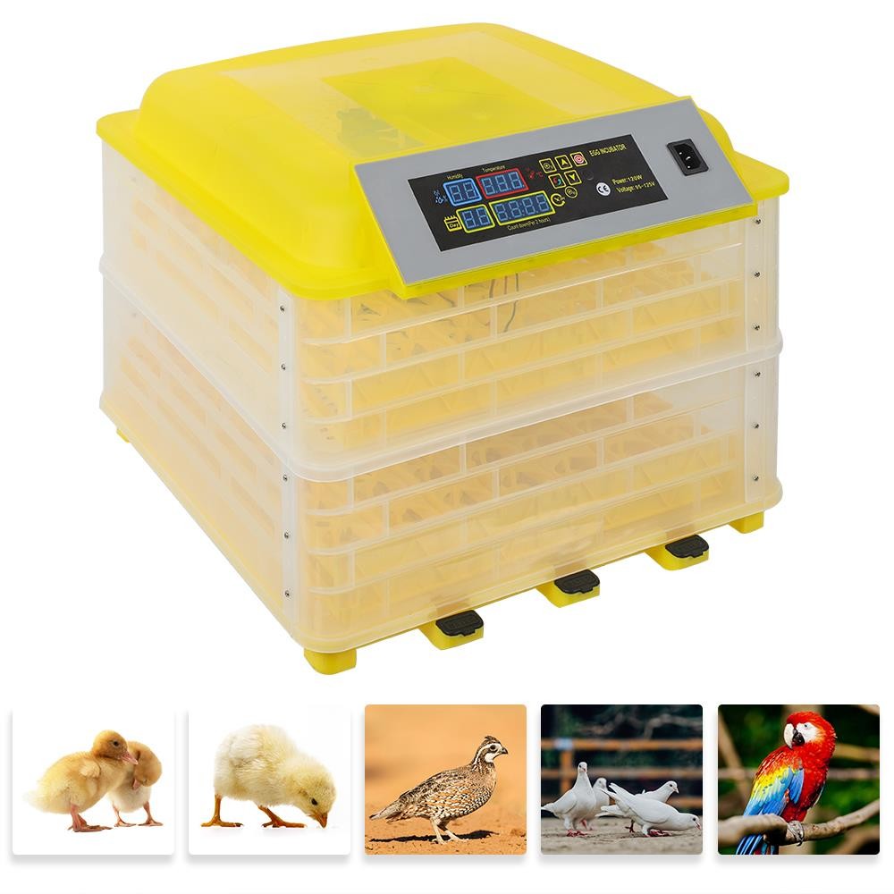 Digital Egg Incubator Hatcher Turning Temperature Control Automatic 112 Eggs