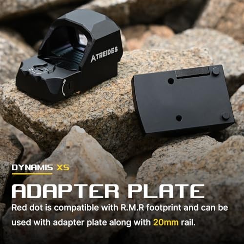Dynamis Micro Reflex Sight, Red Dot Sight with 3-Point Reticle, Compatible