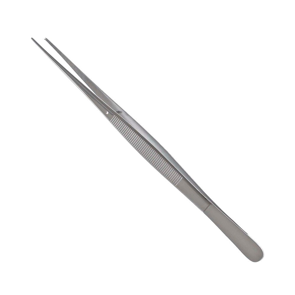Potts-Smith Tissue Forceps, 9.5", Straight, Serrated Tips, 1x2 Teeth