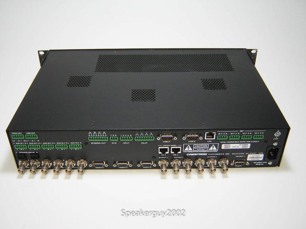 Rack Mountable Crestron MPS-100 / Multimedia Presentation System / 4240309 -- CC
