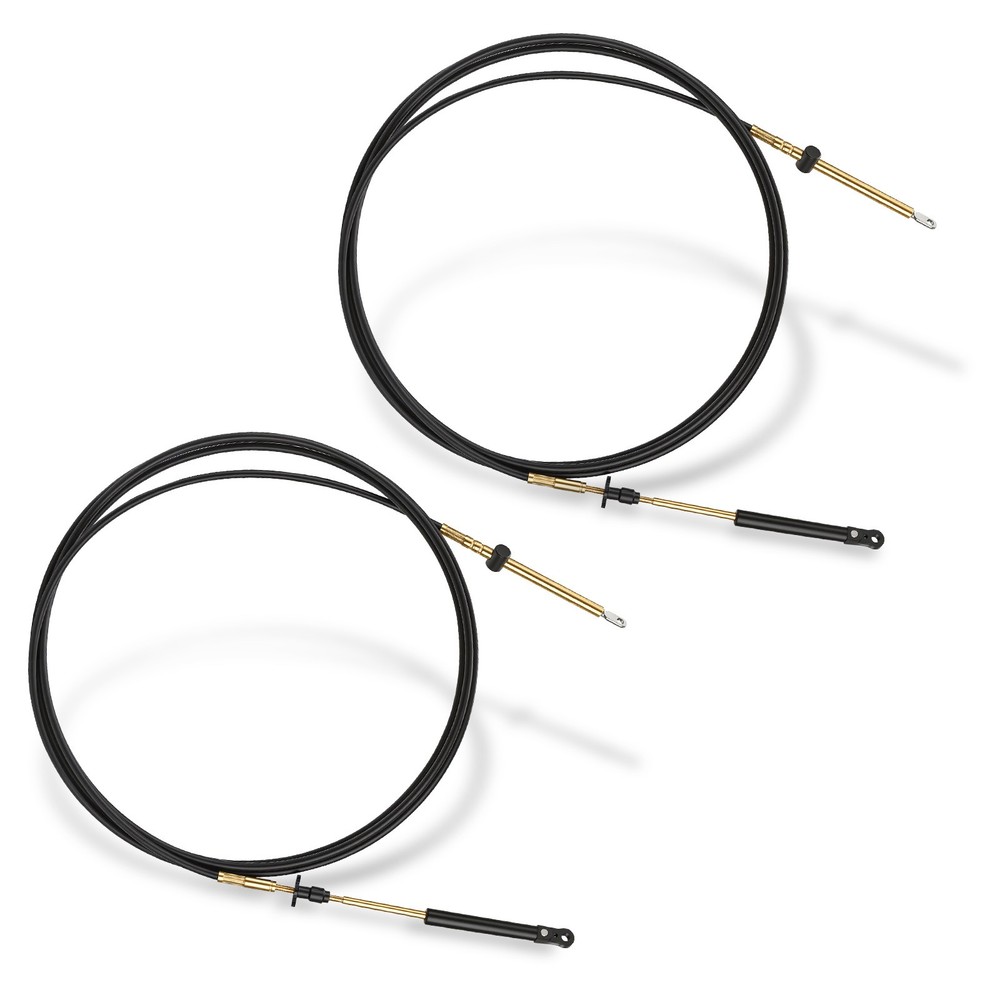 0173114 Throttle Shift Remote Control Cable 2pcs for Johnson Evinrude OMC & BRP