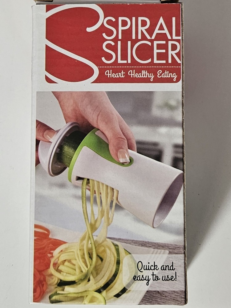 Vegetable Chopper w/ Container + Spiral Slicer Cutter Set Kitchen Tools