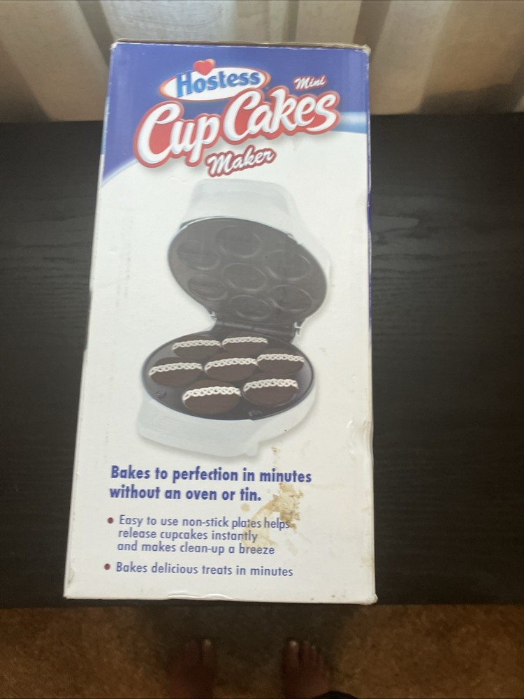 NIB Hostess Cup Cakes Maker Non Stick Baking Iron