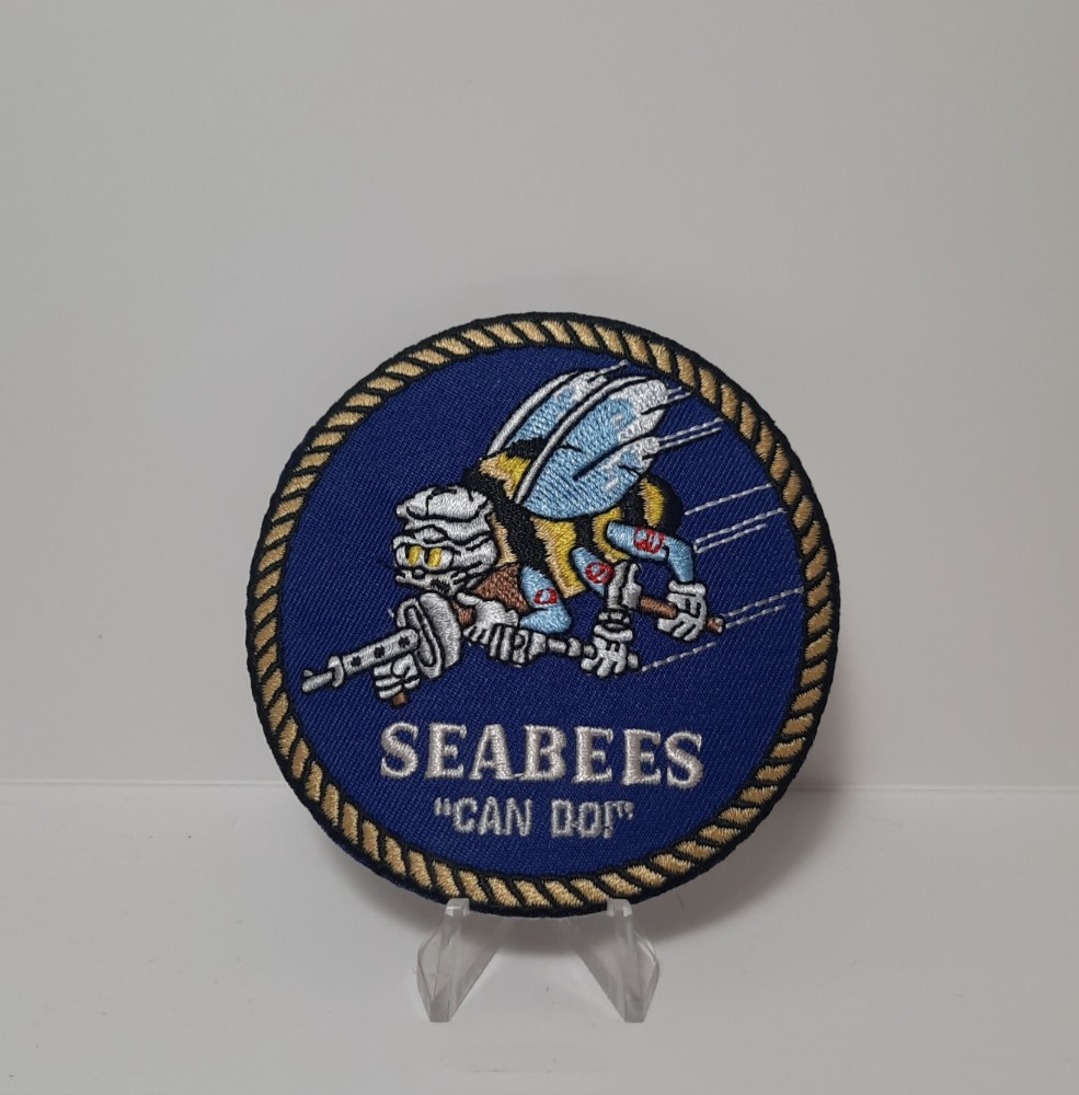 SEABEES CAN DO! United States Navy 3" Patch
