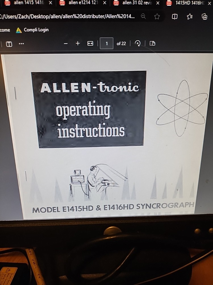 Allen Distributer Machine User Service Manual Bundle Pdf Book Cd