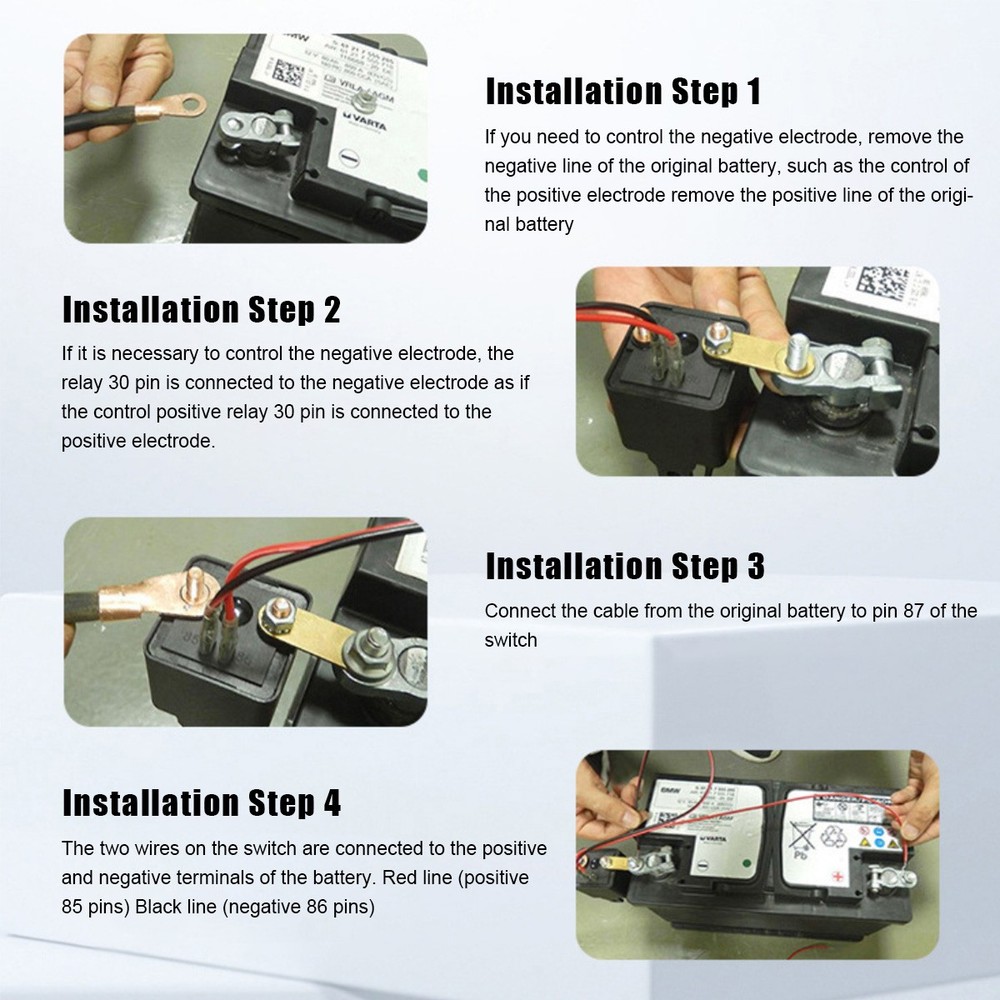 Car Battery Switch Disconnect Power Kill Master Isolator Cut Off Remote Control