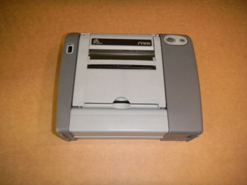 Zebra PT400 Portable Barcode Thermal Printer W/OUT Power Supply