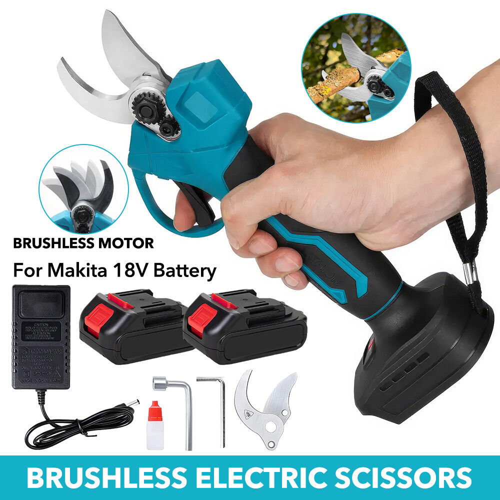Electric Pruning Shears Cordless Pruner Brushless Secateurs Branch Cutter Tool