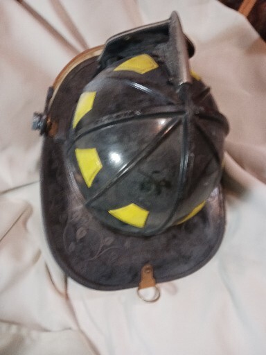 Fireman’s Helmet With Shield Neck Protector