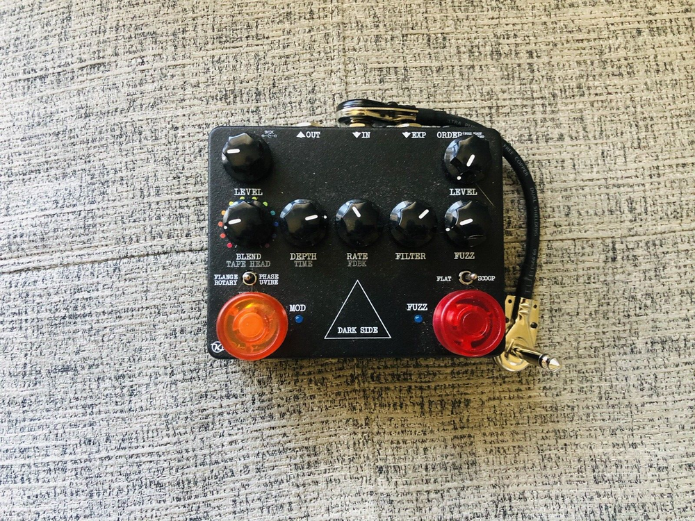 Keeley Dark Side Delay Fuzz Phaser Flanger Guitar Effects Pedal