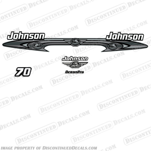 Fits Johnson 70hp OceanPro Decals - Wrap Around