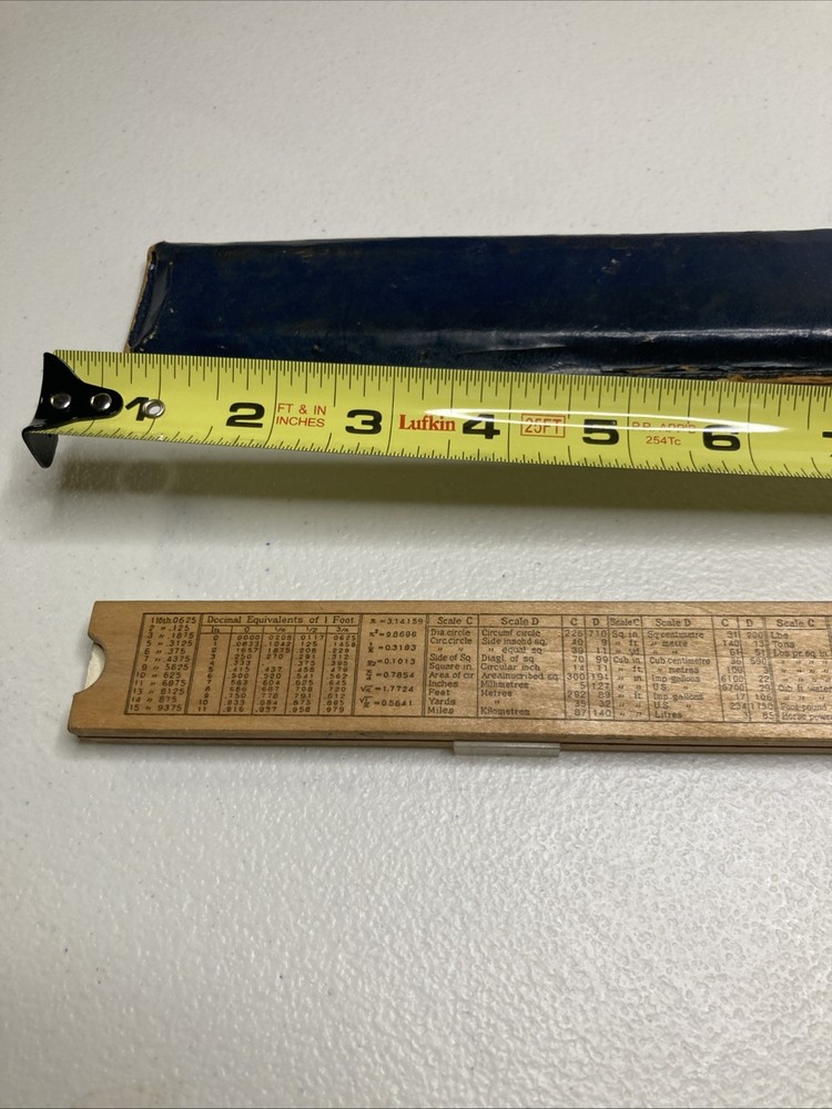 Vintage 10 inch Slide, Engineering Instruments, Inc., Used Condition