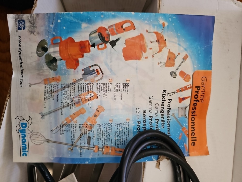Dynamic FT 97 hand mixer .NEW OPEN BOX