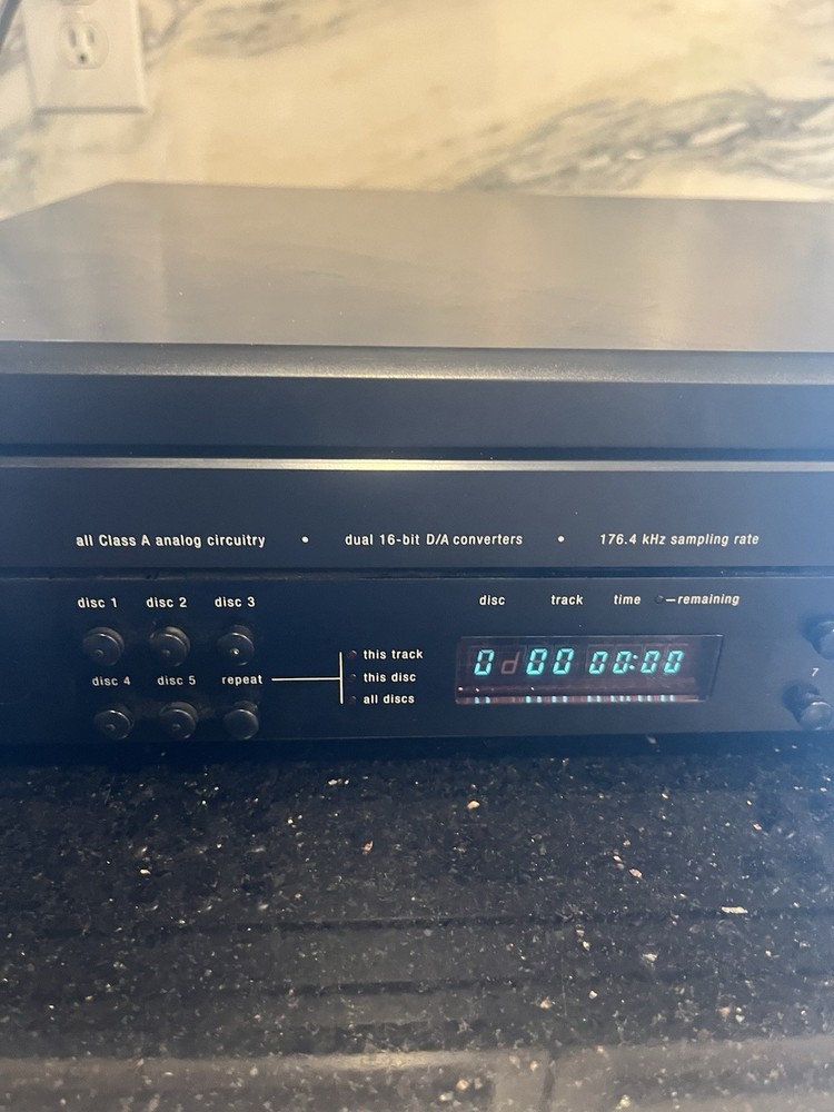 WORKS! Adcom GCD-600 5-disc Carousel CD Changer Player
