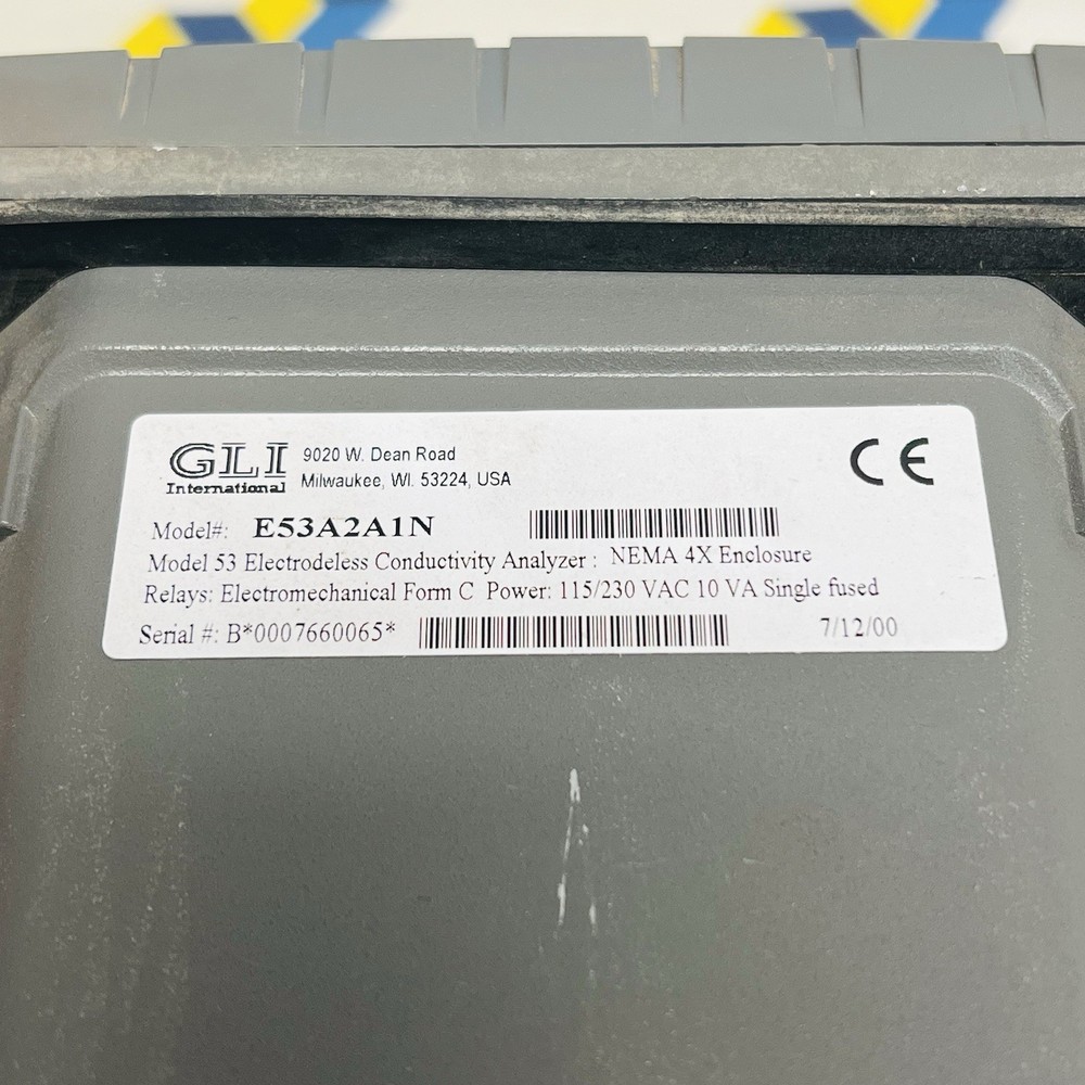 GLI International E53A2A1N Model 53 Electrodeless Conductivity Analyzer