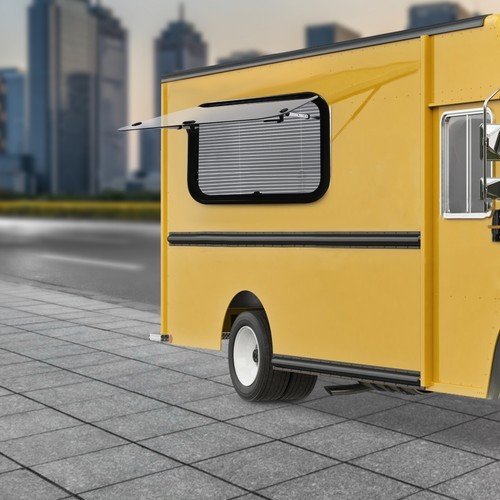 RV Push Out Window Exit Window Rectangular Trailers Vans Trucks Venting Window