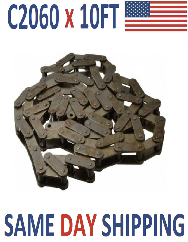 #C2060 Conveyor Roller Chain 10FT FEET - Connecting / Master link included