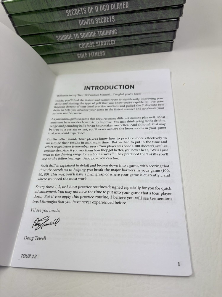 Tour 12 Training System – Pro Complete Bundle With Guidebook